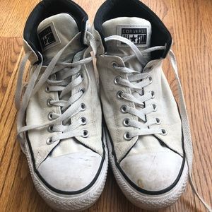 Converse Two-Toned White Sneakers